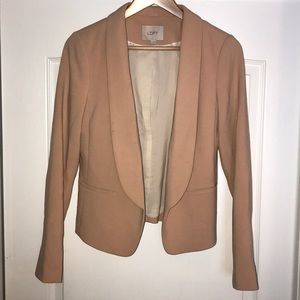 Blush Fitted Blazer